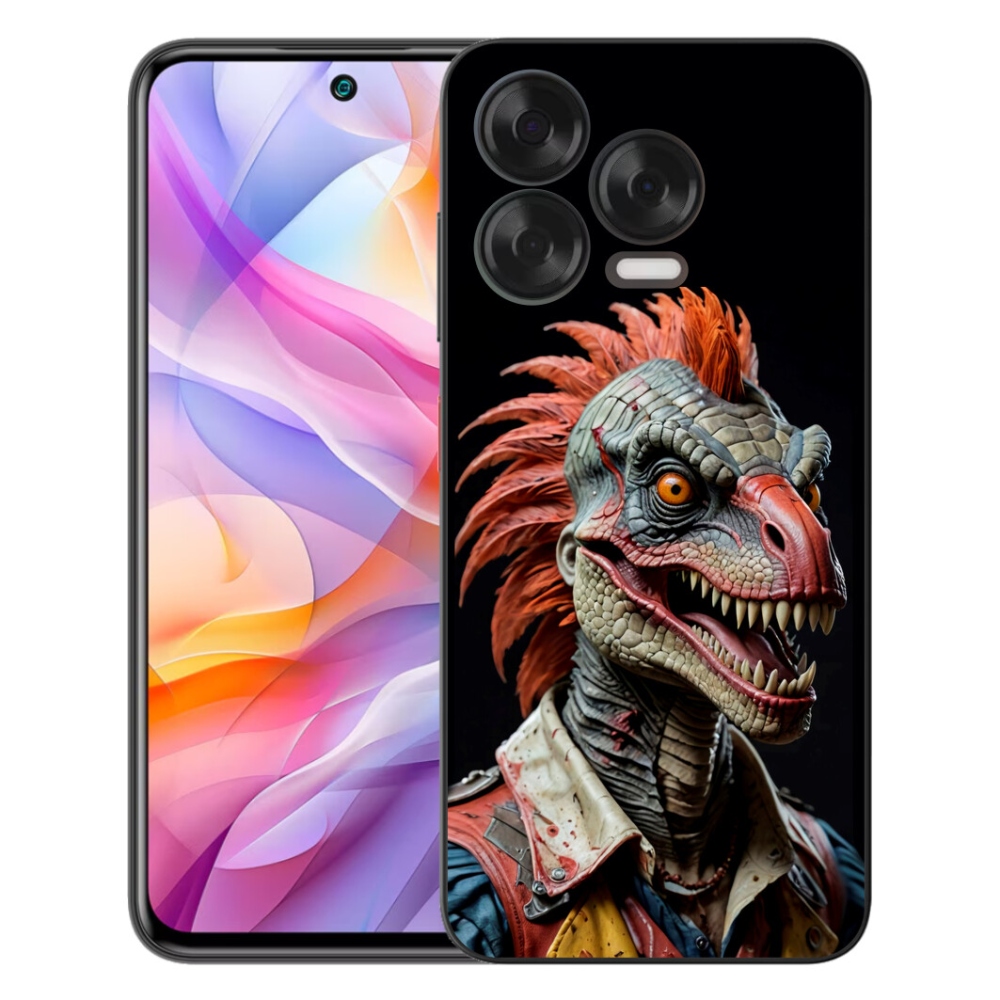 Gélový kryt mm Case na ZTE Blade V70 Vita - punk dinosaurus