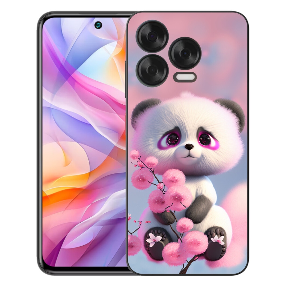 Gélový kryt mmCase na ZTE Blade V70 Vita - roztomilá panda 1