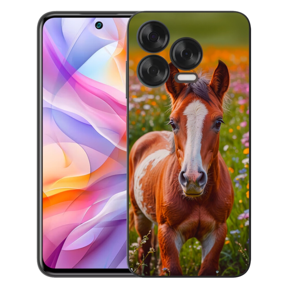 Gélový kryt mmCase na ZTE Blade V70 Vita - roztomilé žriebä
