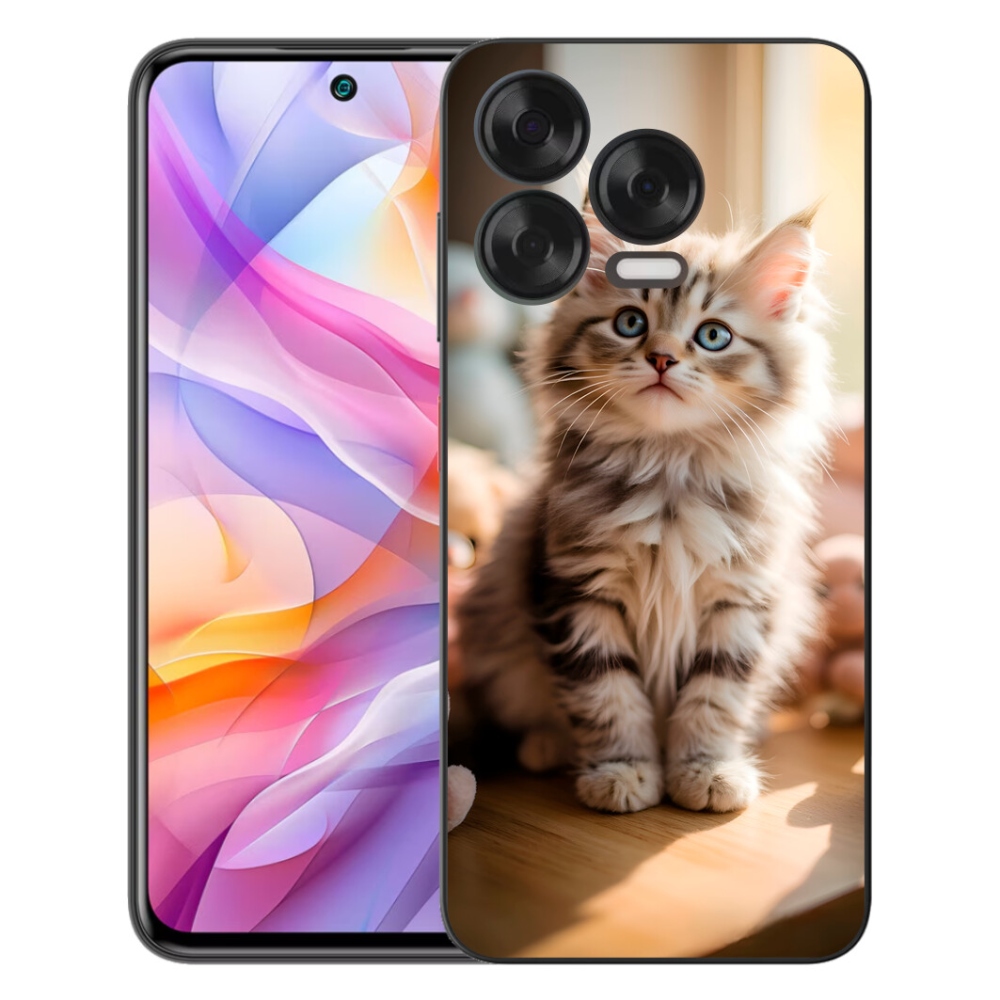 Gélový kryt mmCase na ZTE Blade V70 Vita - roztomilé mačiatko 10