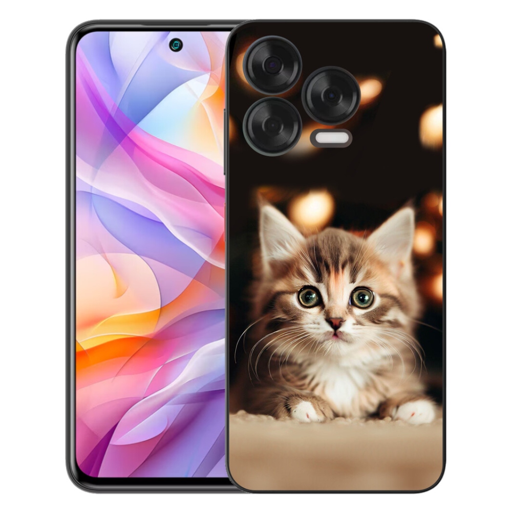 Gélový kryt mmCase na ZTE Blade V70 Vita - roztomilé mačiatko 2