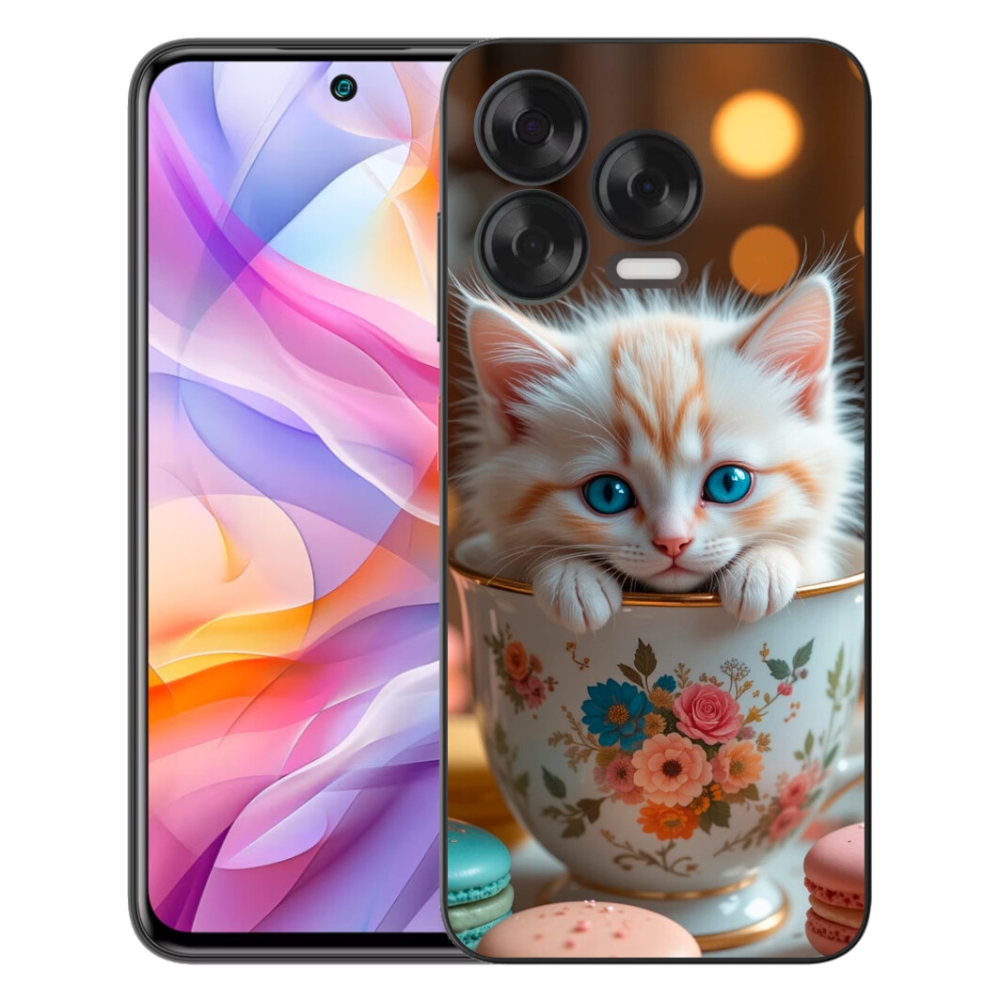 Gélový kryt mmCase na ZTE Blade V70 Vita - roztomilé mačiatko 6