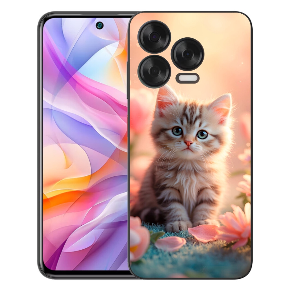 Gélový kryt mmCase na ZTE Blade V70 Vita - roztomilé mačiatko 8