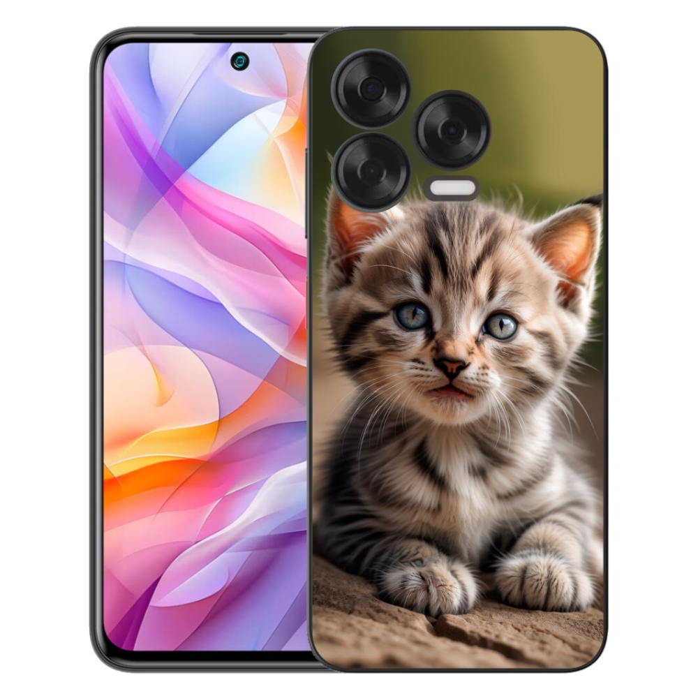 Gélový kryt mmCase na ZTE Blade V70 Vita - roztomilé mačiatko 9