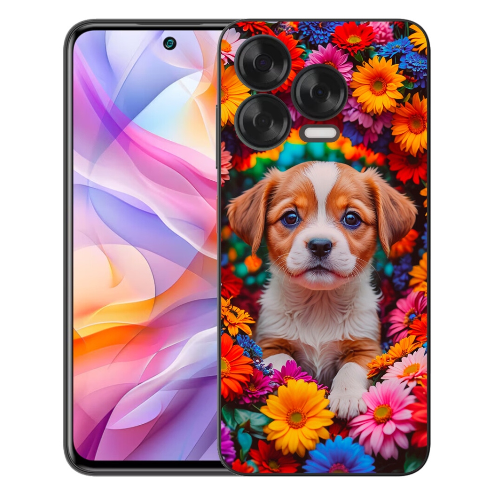 Gélový kryt mmCase na ZTE Blade V70 Vita - roztomilé šteňa