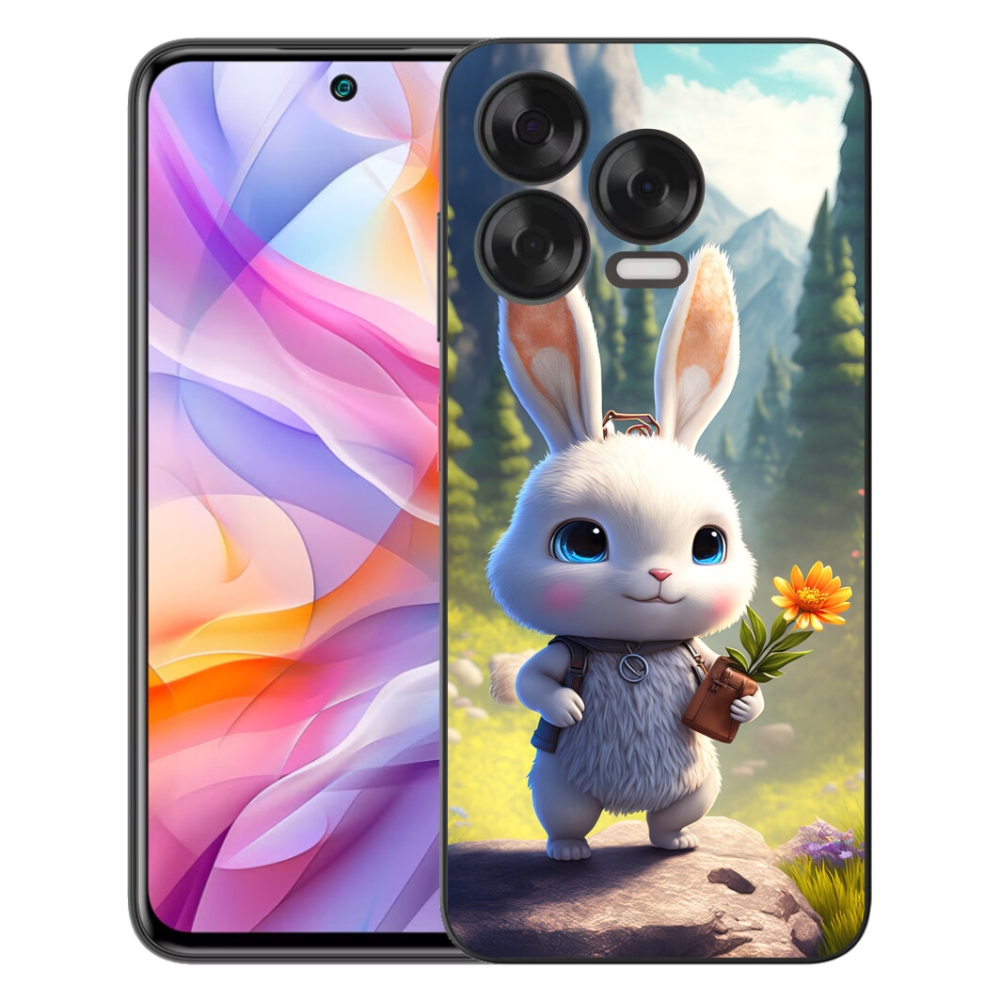 Gélový kryt mmCase na ZTE Blade V70 Vita - roztomilý zajačik