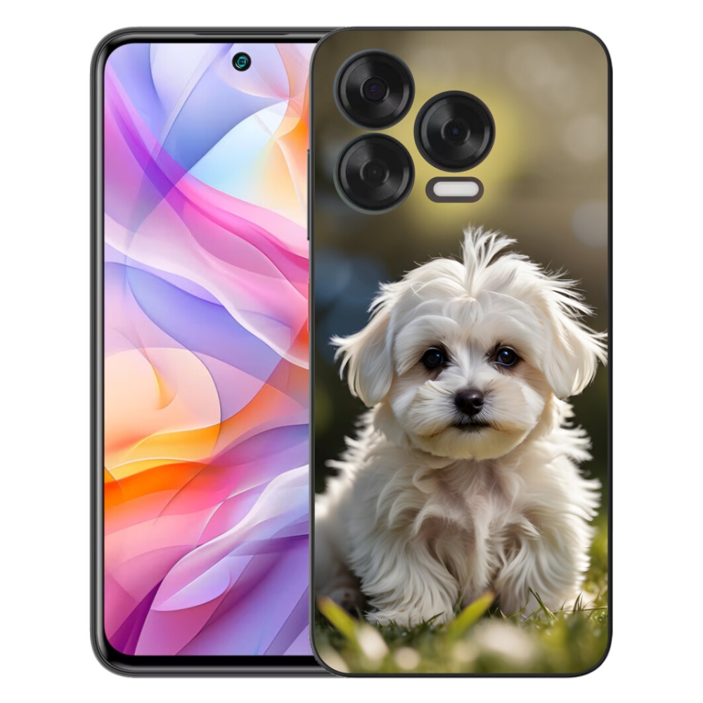 Gélový kryt mmCase na ZTE Blade V70 Vita - roztomilý maltézsky psík