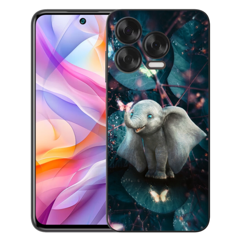 Gélový kryt mmCase na ZTE Blade V70 Vita - roztomilý slon
