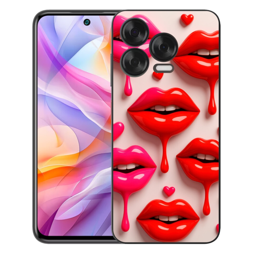 Gélový kryt mmCase na ZTE Blade V70 Vita - pery 2