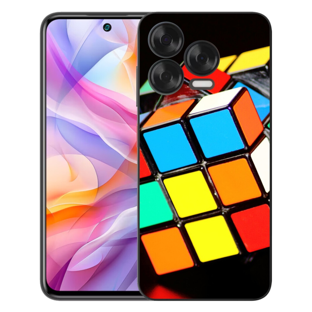 Gélový kryt mmCase na ZTE Blade V70 Vita - rubikova kocka