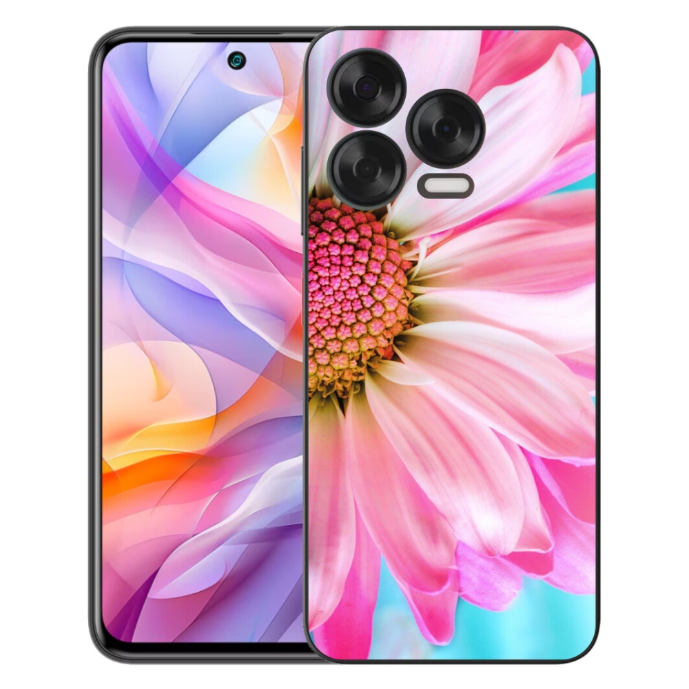 Gélový kryt mmCase na ZTE Blade V70 Vita - ružový kvet
