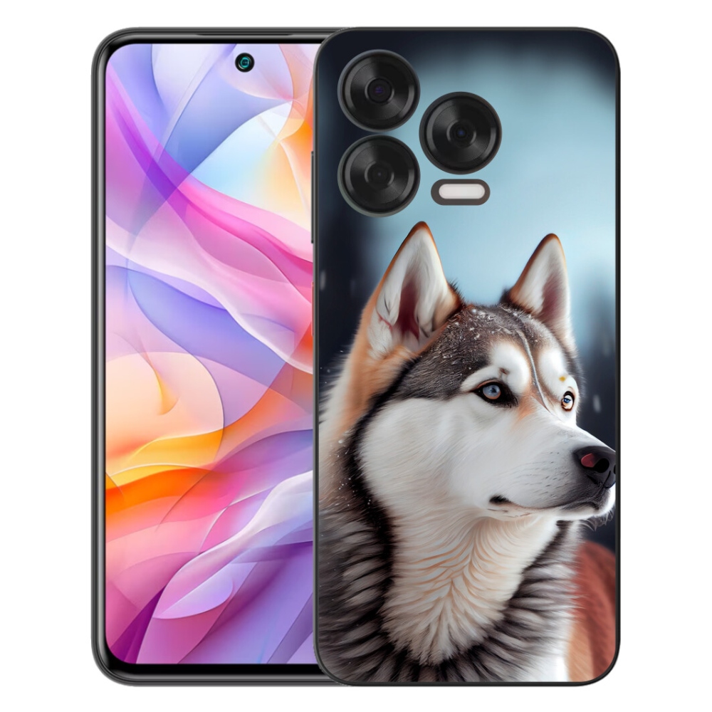 Gélový kryt mmCase na ZTE Blade V70 Vita - sibírsky husky