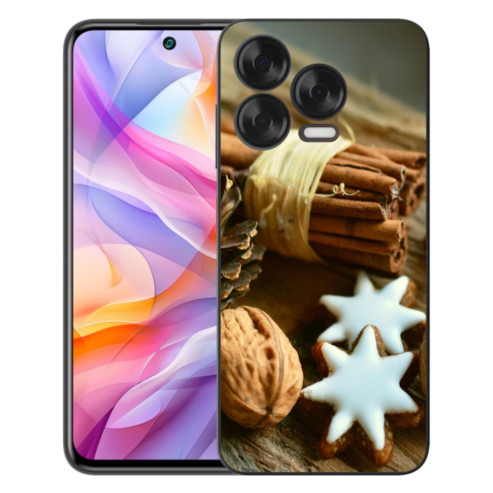 Gélový kryt mmCase na ZTE Blade V70 Vita - škorica a perníčky