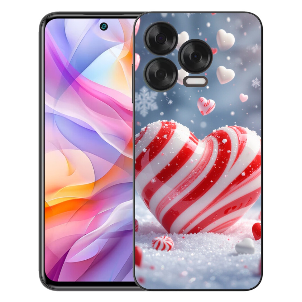 Gélový kryt mmCase na ZTE Blade V70 Vita - sladké srdce
