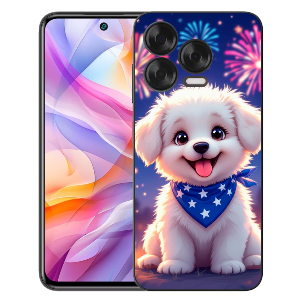 Gélový kryt mmCase na ZTE Blade V70 Vita - slávnostné šteňa