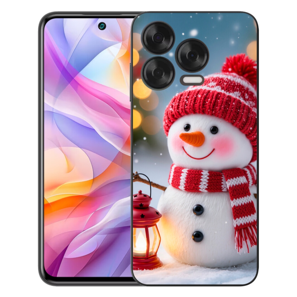 Gélový kryt mmCase na ZTE Blade V70 Vita - snehuliak 2