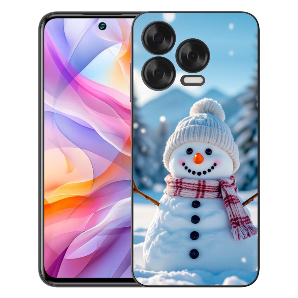 Gélový kryt mmCase na ZTE Blade V70 Vita - snehuliak 3