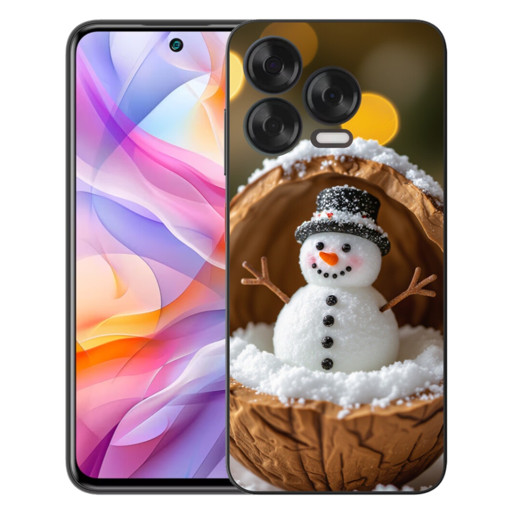 Gélový kryt mmCase na ZTE Blade V70 Vita - snehuliak 4