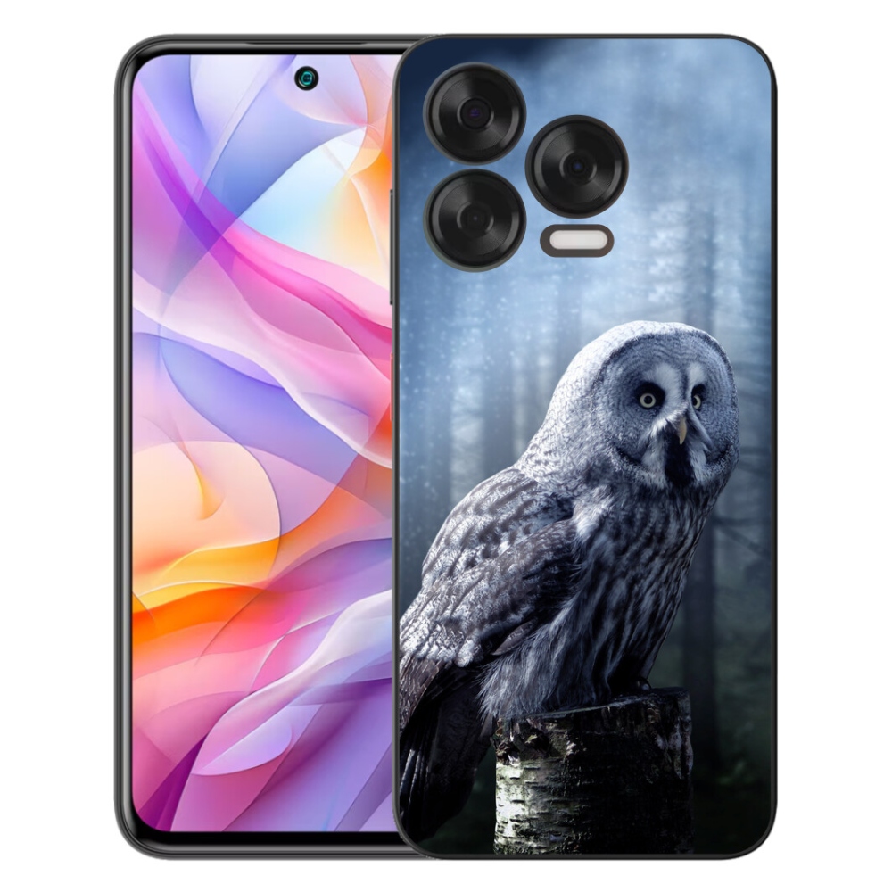Gélový kryt mmCase na ZTE Blade V70 Vita - sova