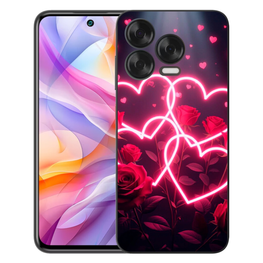 Gélový kryt mmCase na ZTE Blade V70 Vita - srdce lásky