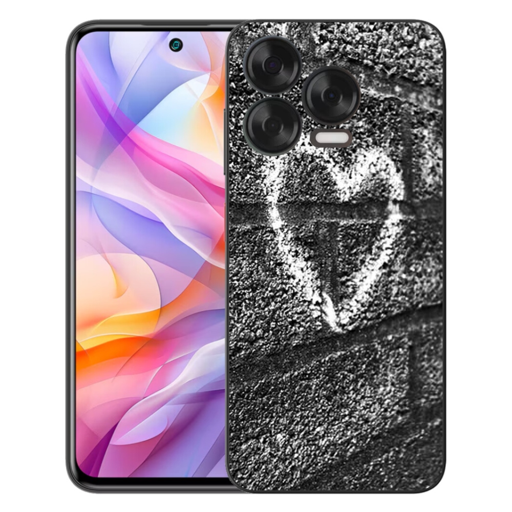 Gélový kryt mmCase na ZTE Blade V70 Vita - srdce na stene