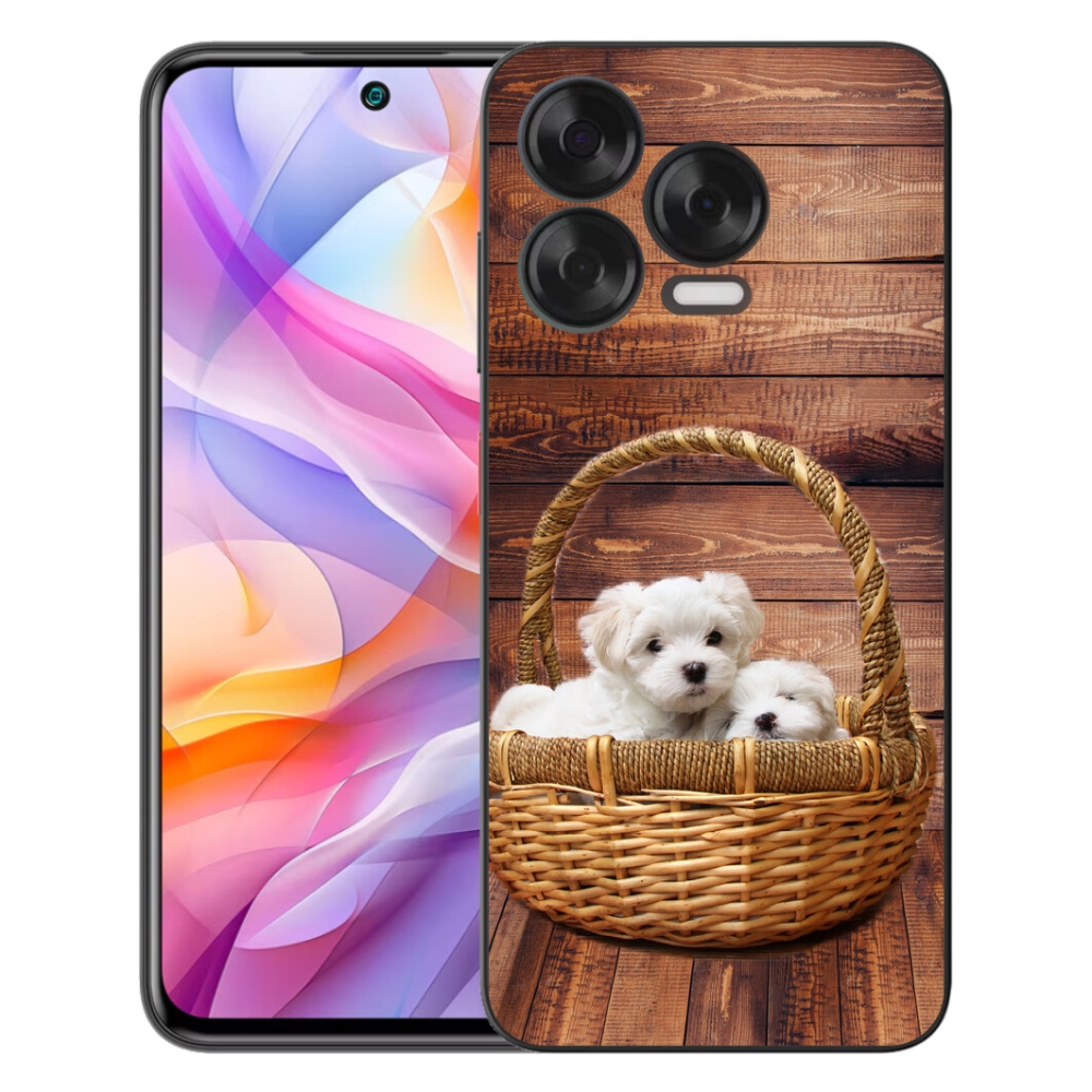 Gélový kryt mmCase na ZTE Blade V70 Vita - šteniatka