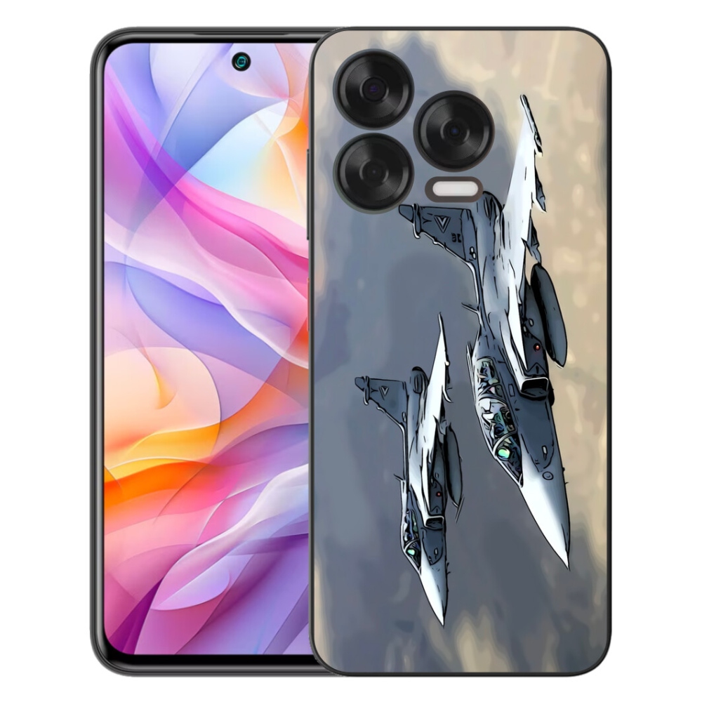 Gélový kryt mmCase na ZTE Blade V70 Vita - stíhačky