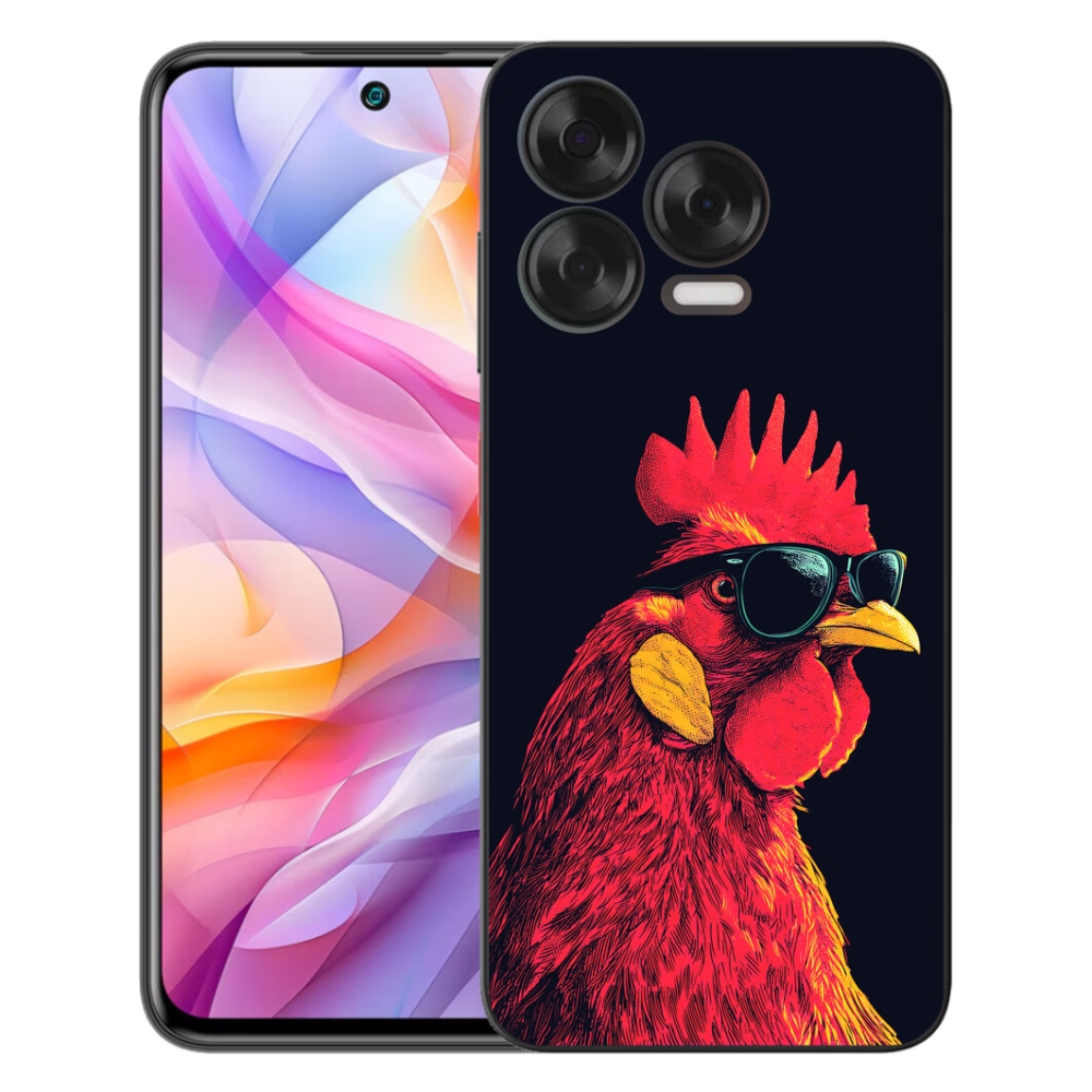 Gélový kryt mmCase na ZTE Blade V70 Vita - štýlový kohút
