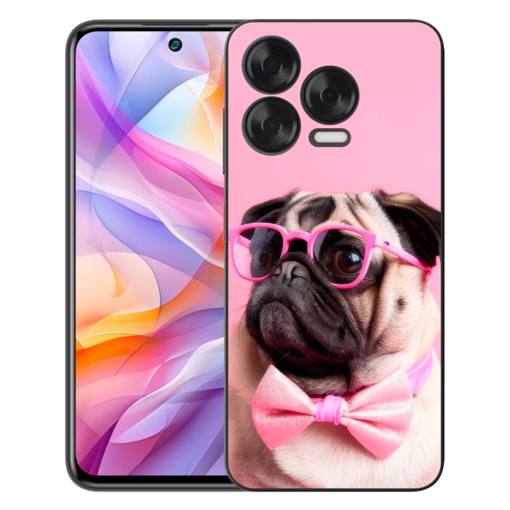 Gélový kryt mmCase na ZTE Blade V70 Vita - štýlový mops