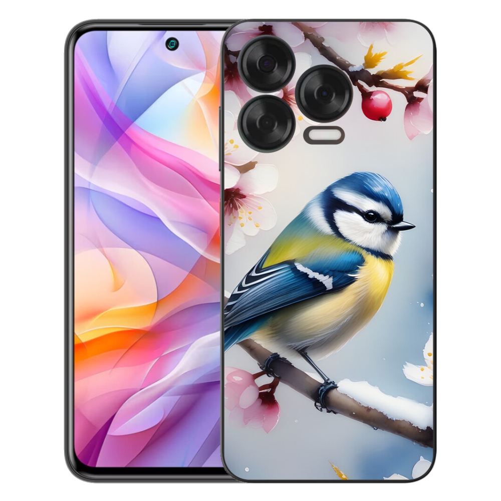 Gélový kryt mmCase na ZTE Blade V70 Vita - sýkorka