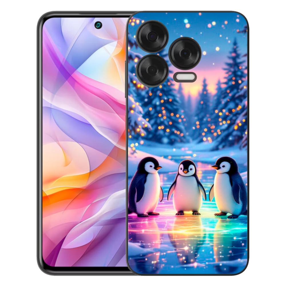 Gélový kryt mmCase na ZTE Blade V70 Vita - tučniaky