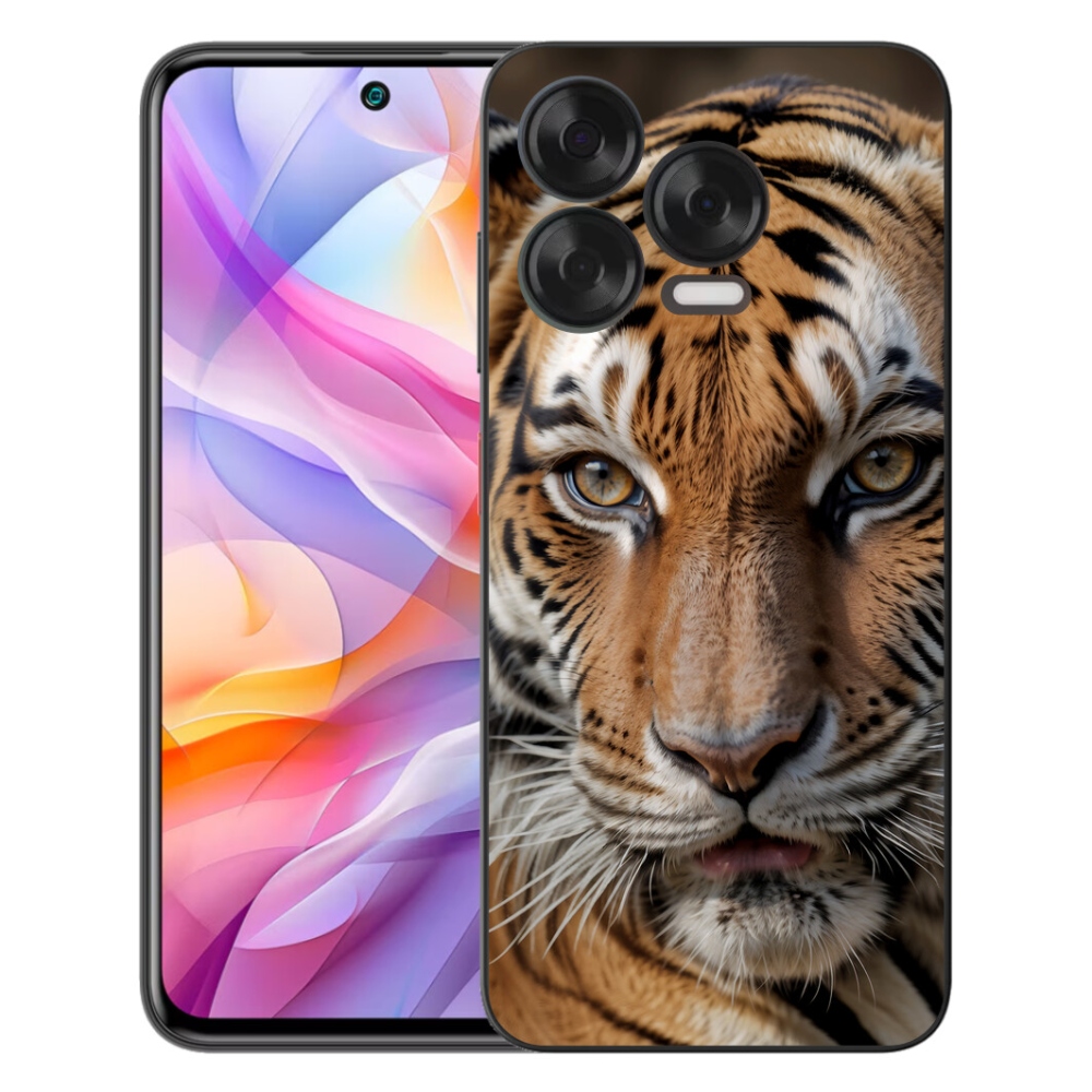 Gélový kryt mmCase na ZTE Blade V70 Vita - tigrie pohľad
