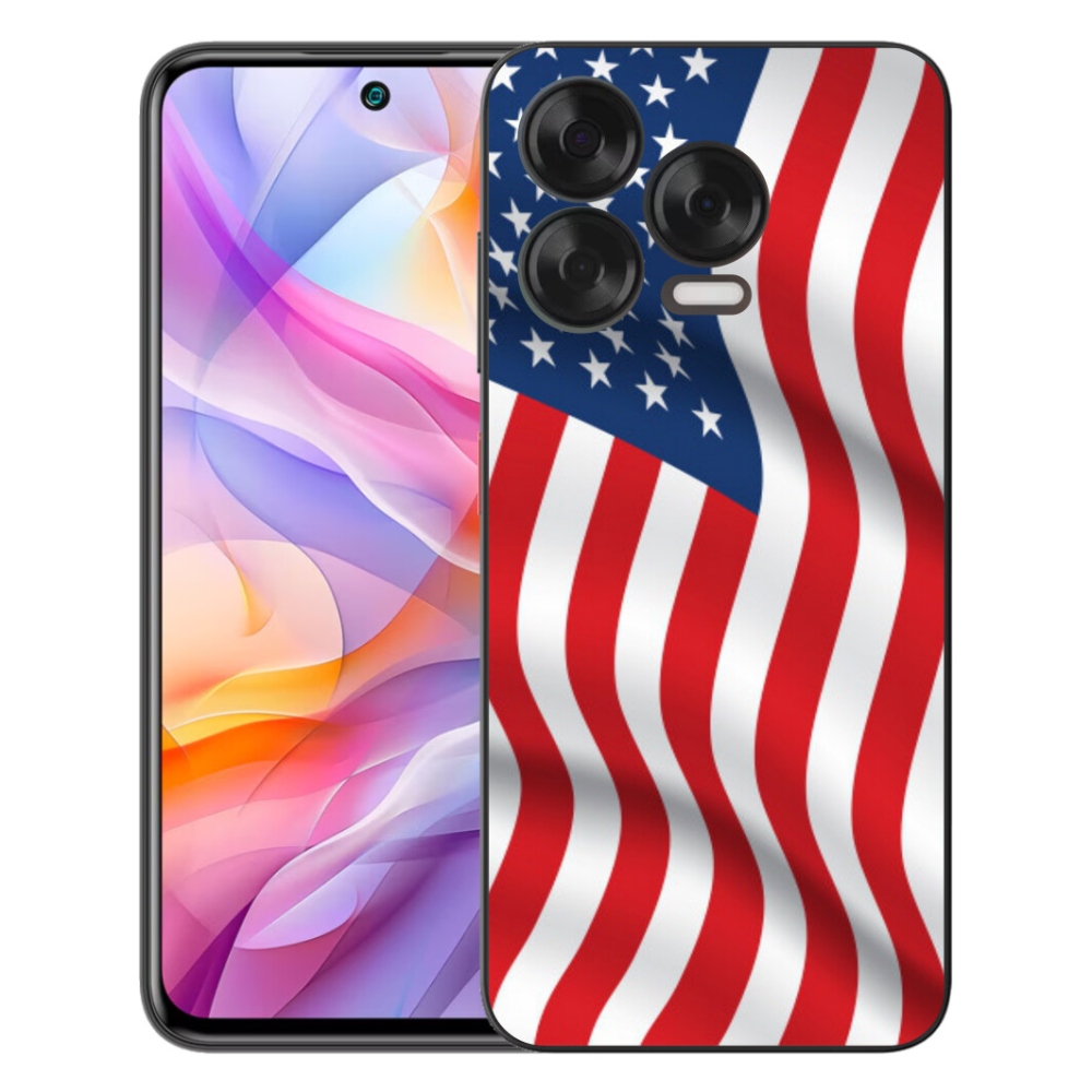 Gélový kryt mmCase na ZTE Blade V70 Vita - USA vlajka