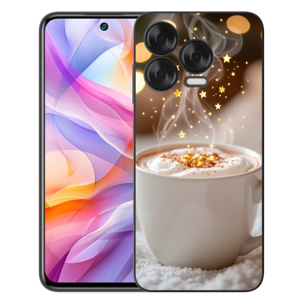 Gélový kryt mmCase na ZTE Blade V70 Vita - vianočný horúci nápoj