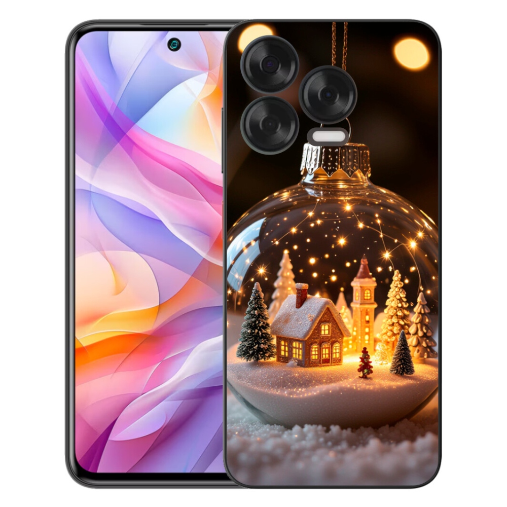 Gélový kryt mmCase na ZTE Blade V70 Vita - vianočné gule 3