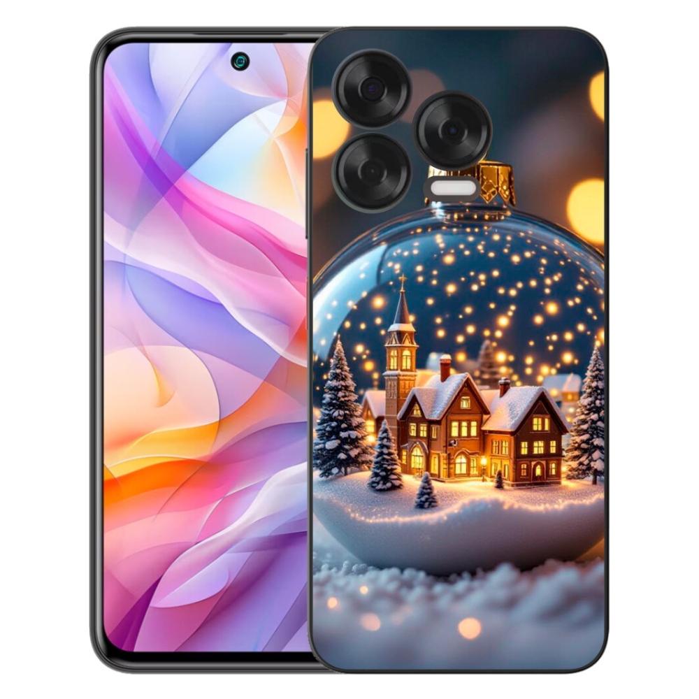 Gélový kryt mmCase na ZTE Blade V70 Vita - vianočné gule 4