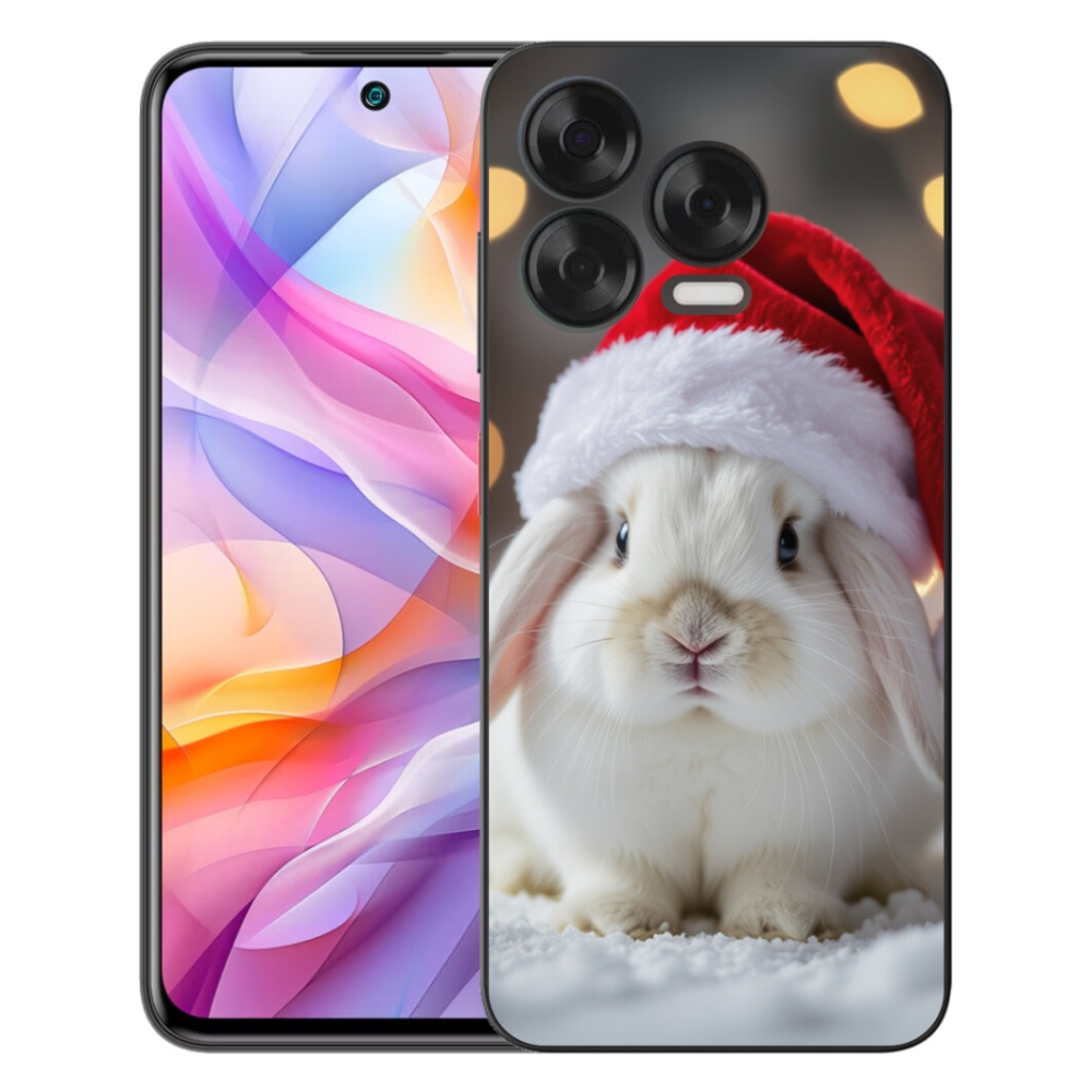 Gélový kryt mmCase na ZTE Blade V70 Vita - vianočný králik