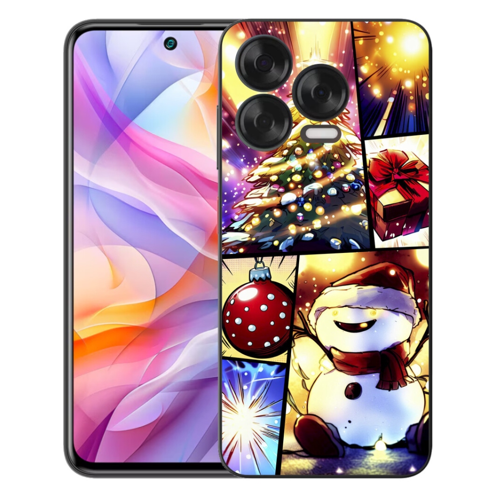 Gélový kryt mmCase na ZTE Blade V70 Vita - vianočné motívy 1