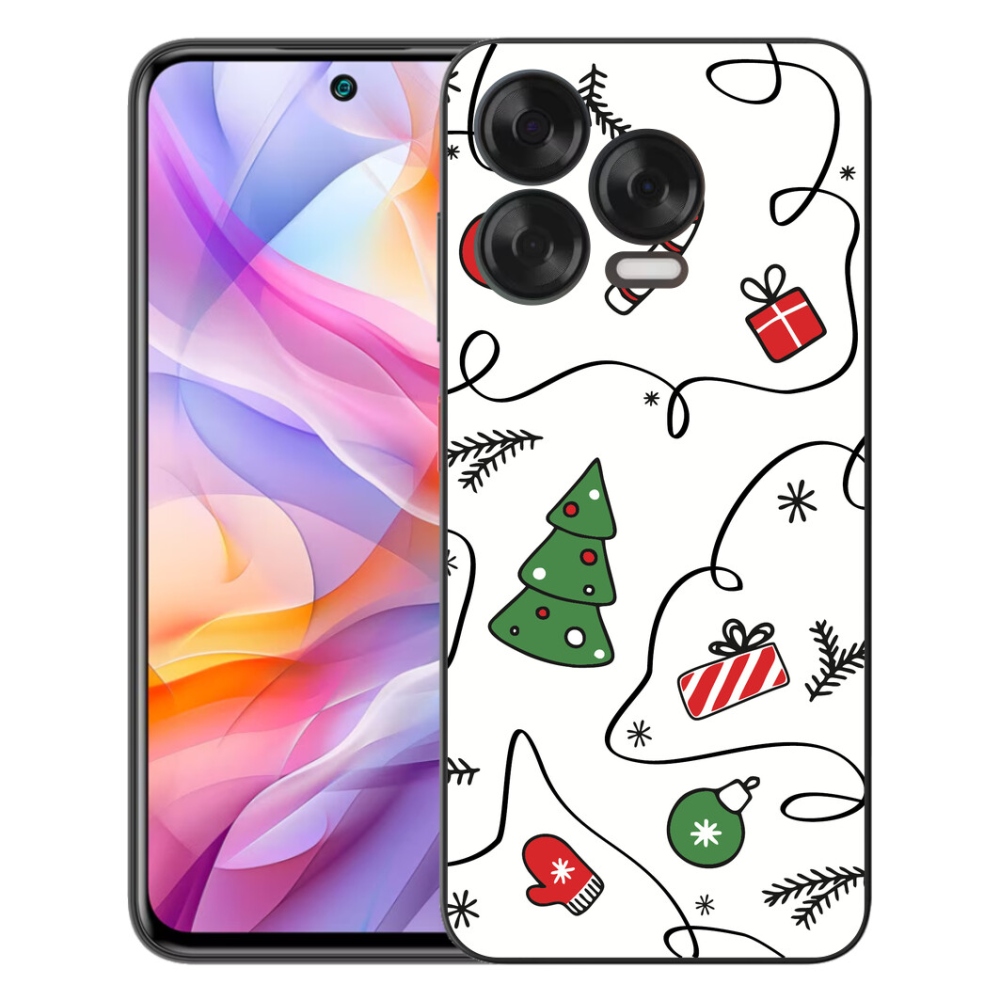 Gélový kryt mmCase na ZTE Blade V70 Vita - vianočné motívy