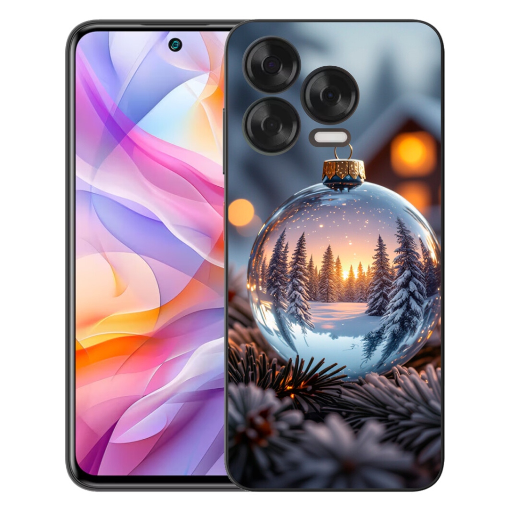 Gélový kryt mmCase na ZTE Blade V70 Vita - vianočná ozdoba
