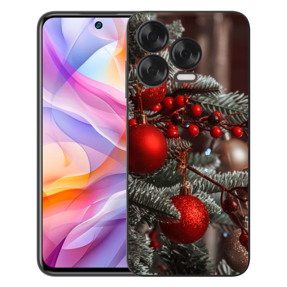 Gélový kryt mmCase na ZTE Blade V70 Vita - vianočné ozdoby 2