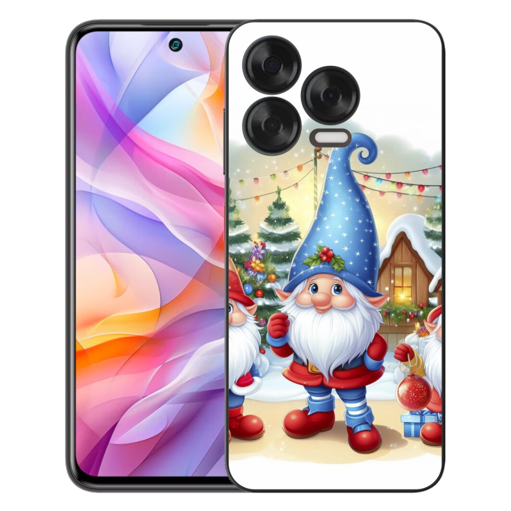 Gélový kryt mmCase na ZTE Blade V70 Vita - vianočné škriatkovia