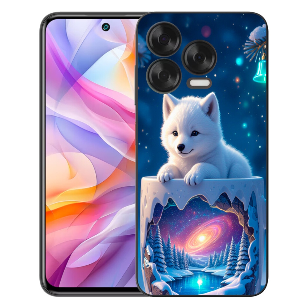 Gélový kryt mmCase na ZTE Blade V70 Vita - vianočné šteňa