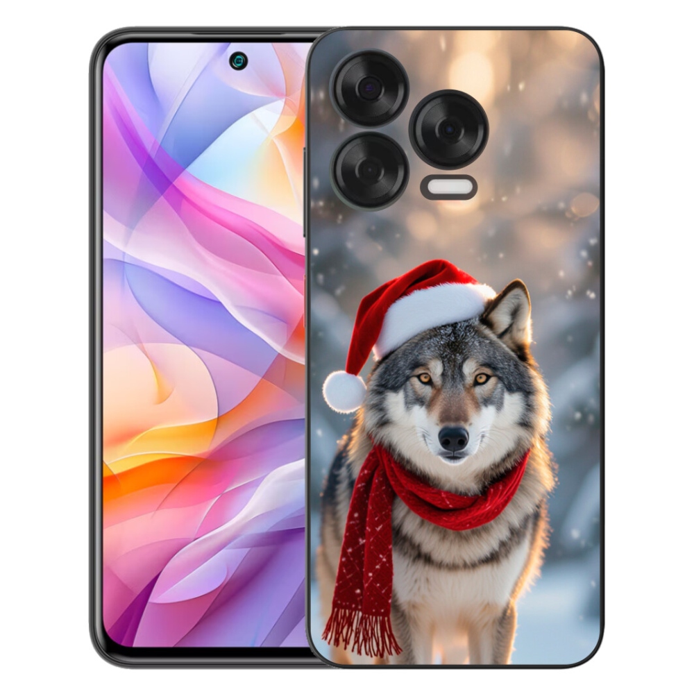 Gélový kryt mmCase na ZTE Blade V70 Vita - vianočný vlk