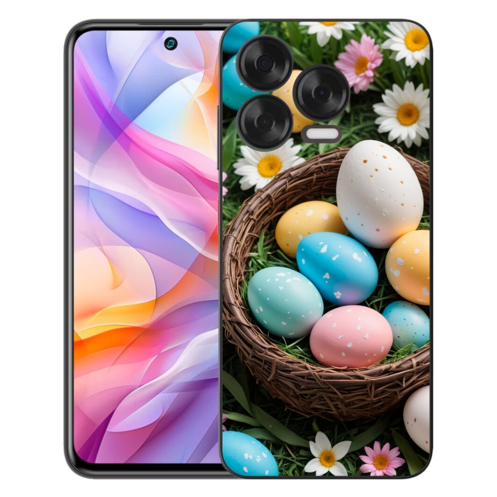 Gélový kryt mmCase na ZTE Blade V70 Vita - veľkonočné vajíčka 2