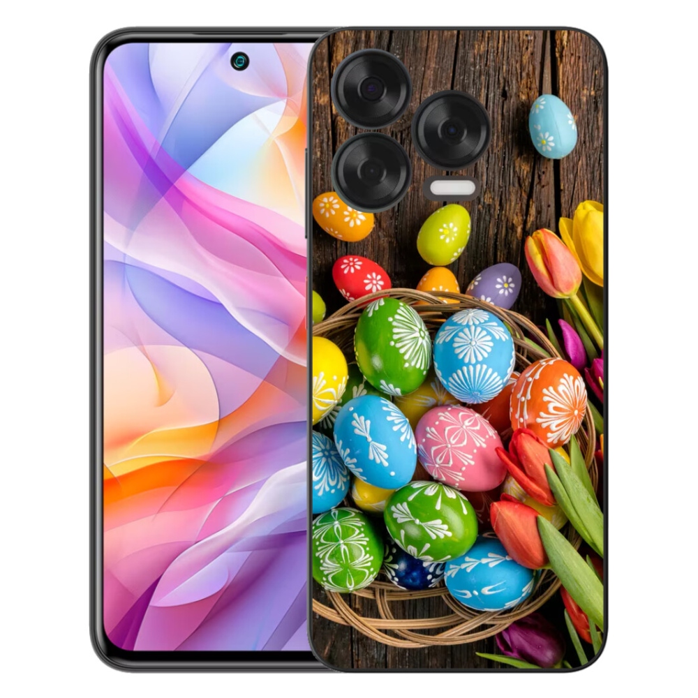 Gélový kryt mmCase na ZTE Blade V70 Vita - veľkonočné vajíčka