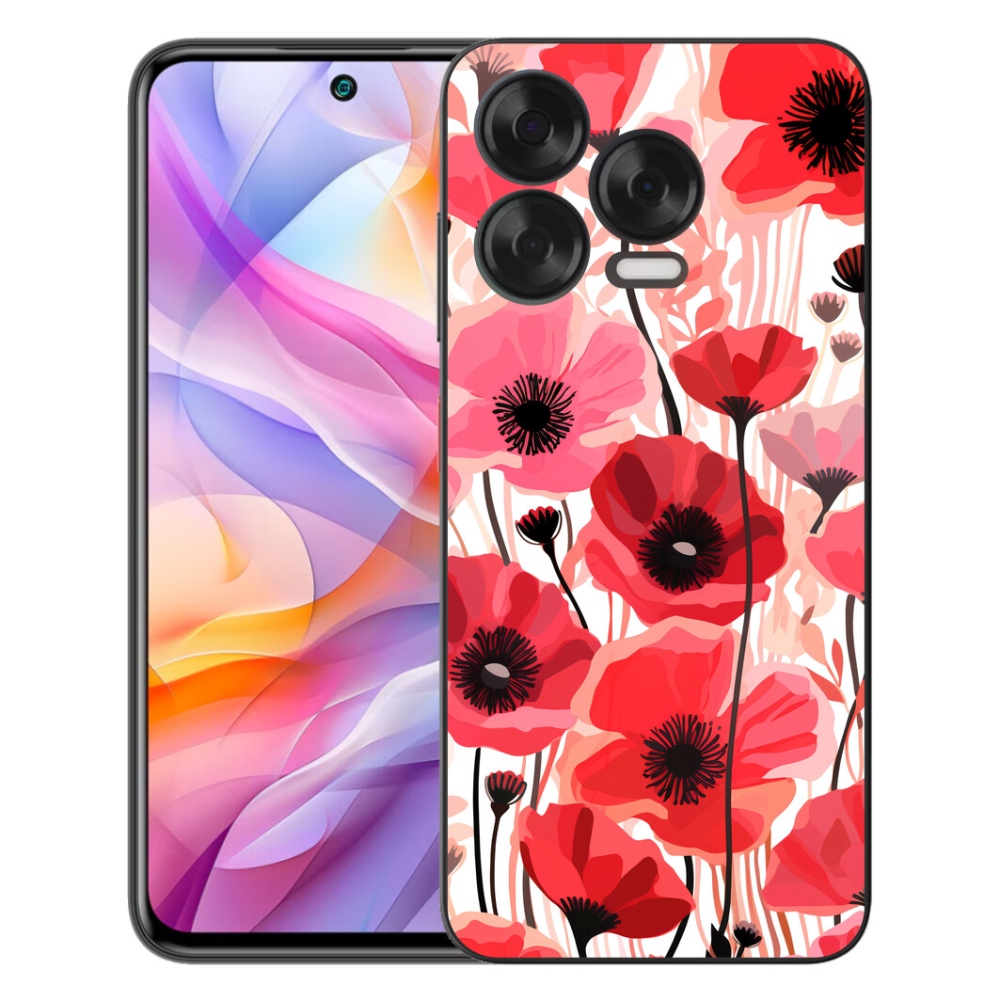 Gélový kryt mmCase na ZTE Blade V70 Vita - vlčí mak 1