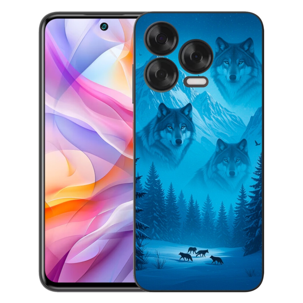 Gélový kryt mmCase na ZTE Blade V70 Vita - vlčia svorka