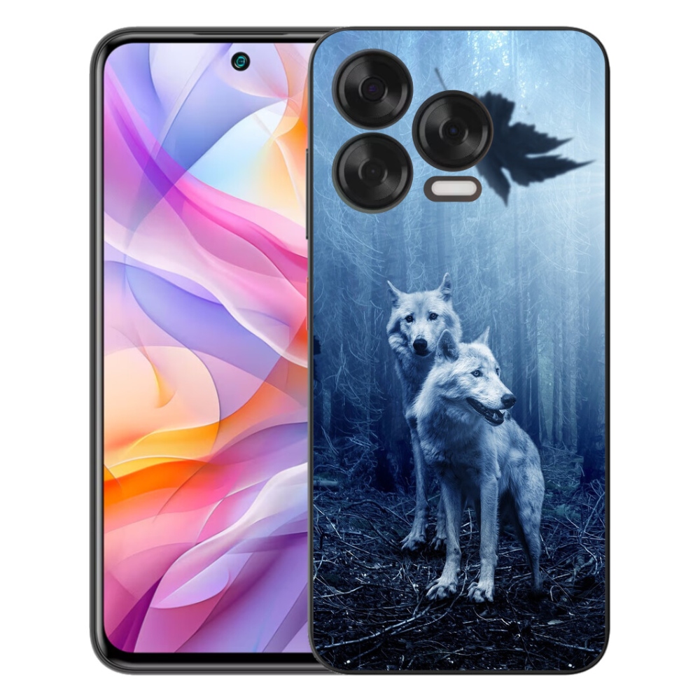 Gélový kryt mmCase na ZTE Blade V70 Vita - vlci v lese
