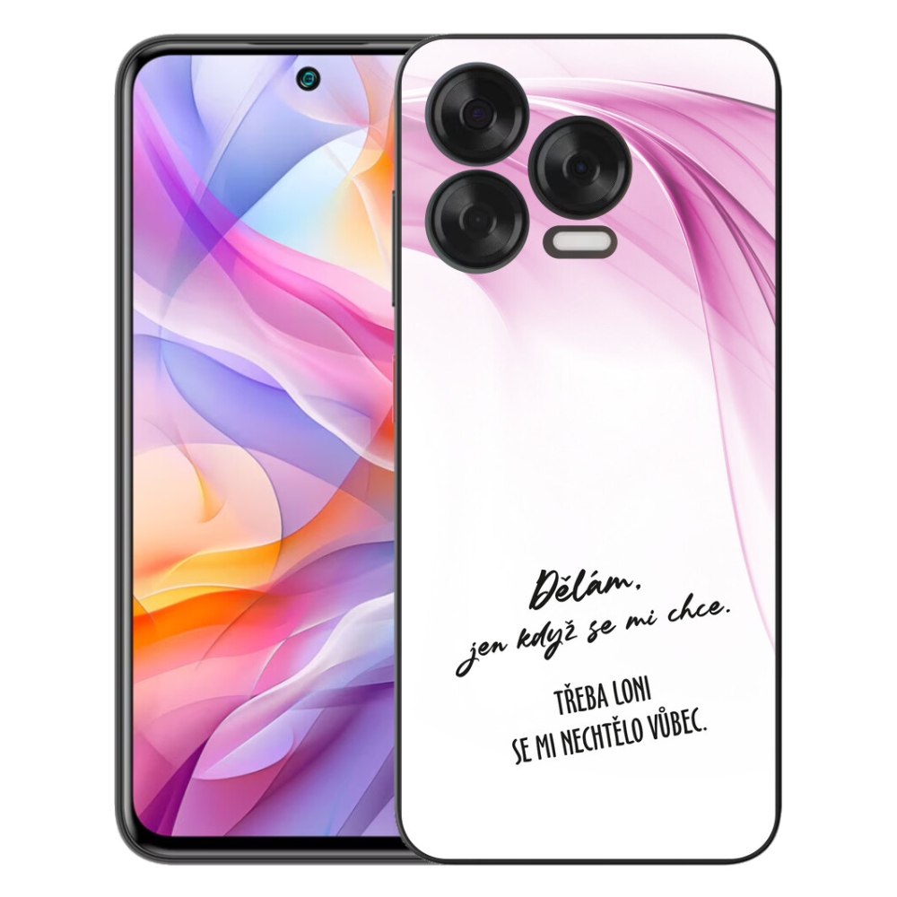 Gélový kryt mmCase na ZTE Blade V70 Vita - vtipný text 12 biele pozadie